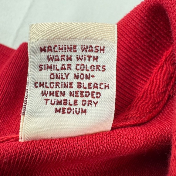 Bechamel Rich Red Knit Top Long Sleeve Size Large - Picture 4 of 6